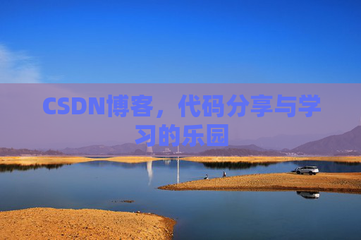 CSDN博客，代码分享与学习的乐园